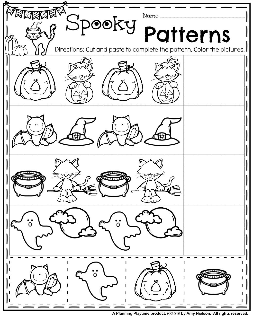 20 Halloween Math Worksheets For Preschool Free