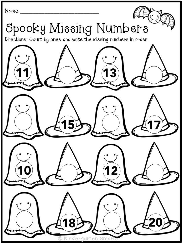 20 Halloween Math Worksheets For Preschool Free