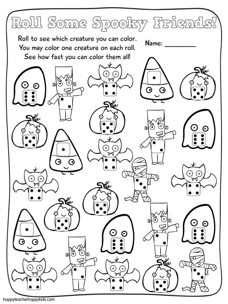 20 Halloween Math Worksheets For Preschool Pdf