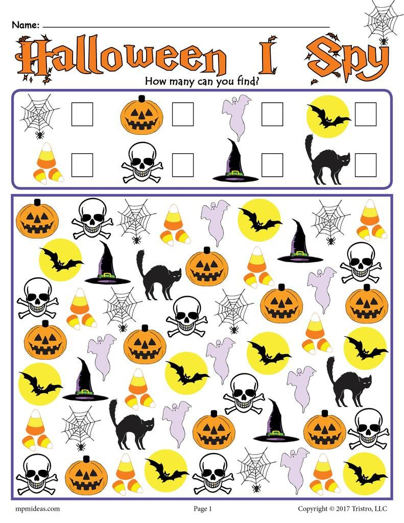 20 Halloween Math Worksheets For Preschool Pdf