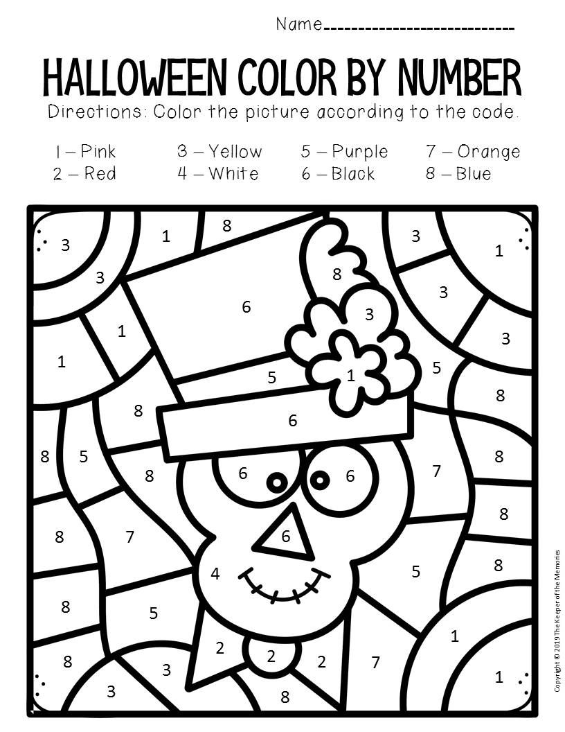 20 Halloween Math Worksheets For Preschool Pdf