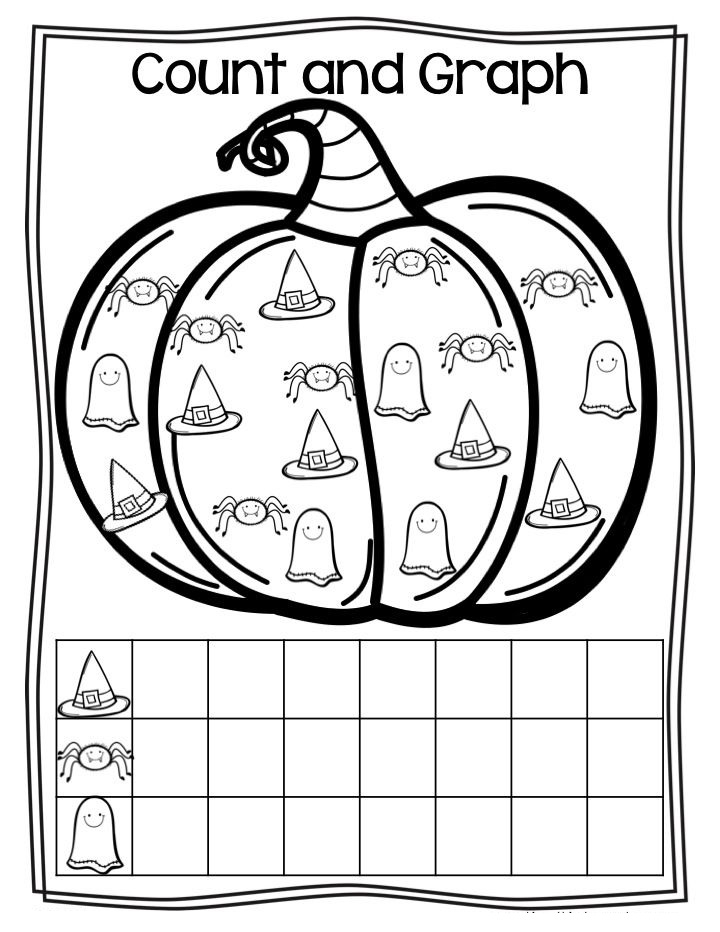 20 Halloween Math Worksheets For Preschool Pdf