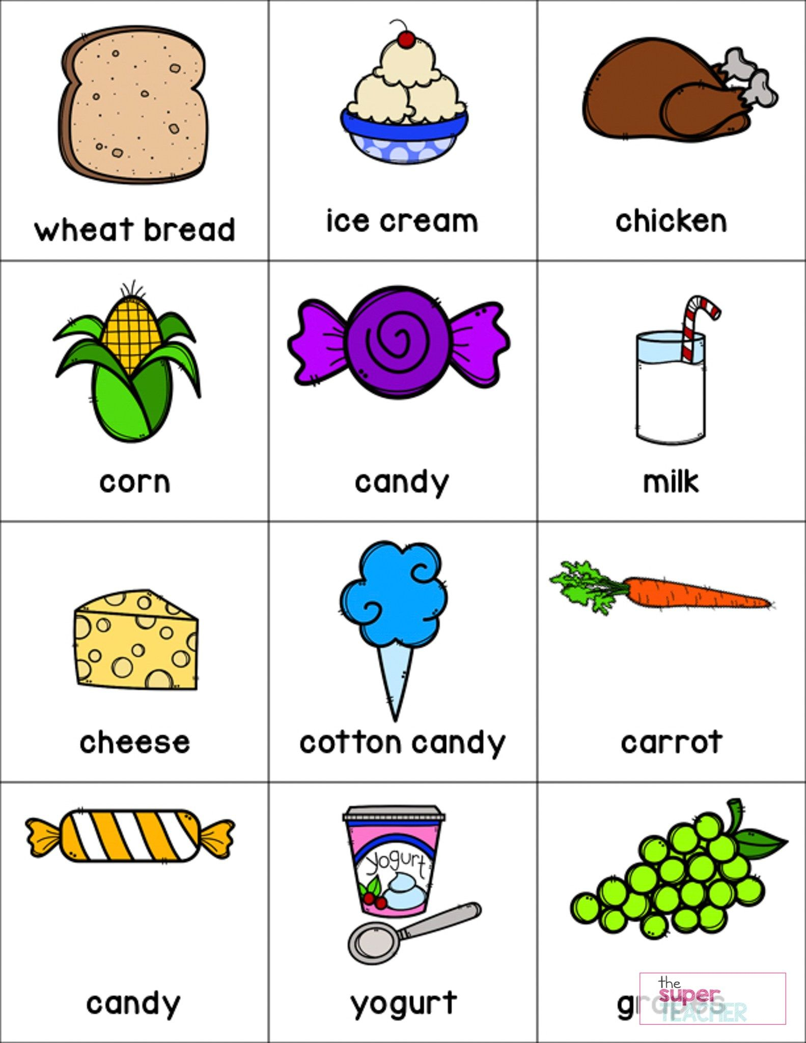 20 Healthy Food Worksheets Kindergarten Free