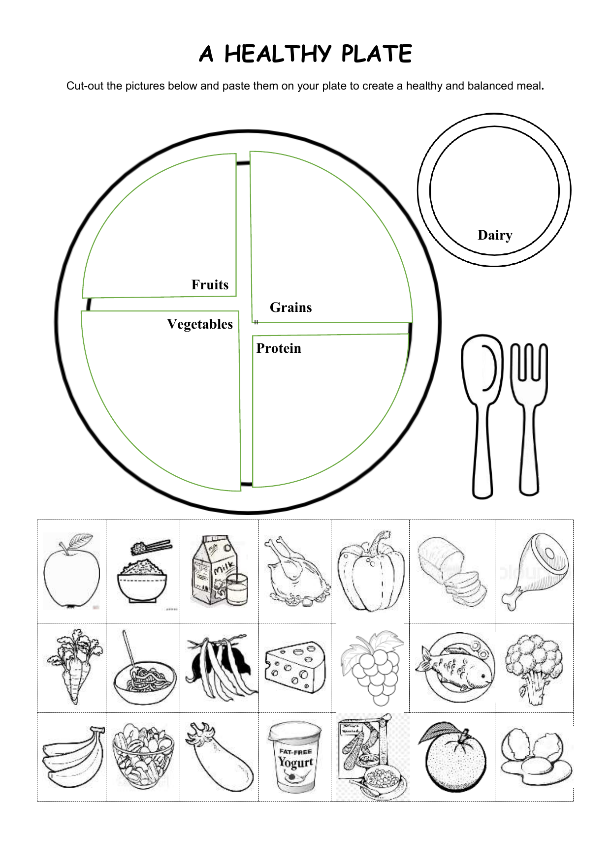 20 Healthy Food Worksheets Kindergarten Pdf