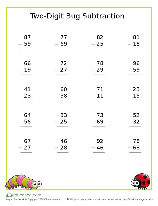 20 Kids Math Worksheets 2Nd Grade Free