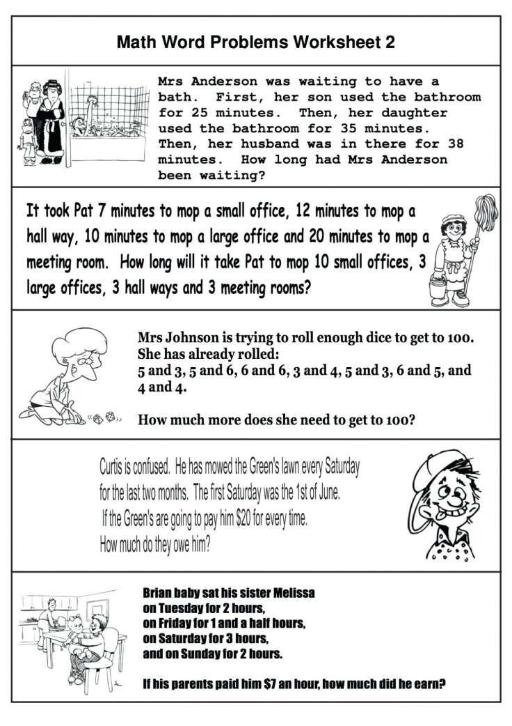 20 Kids Math Worksheets 2Nd Grade Pdf