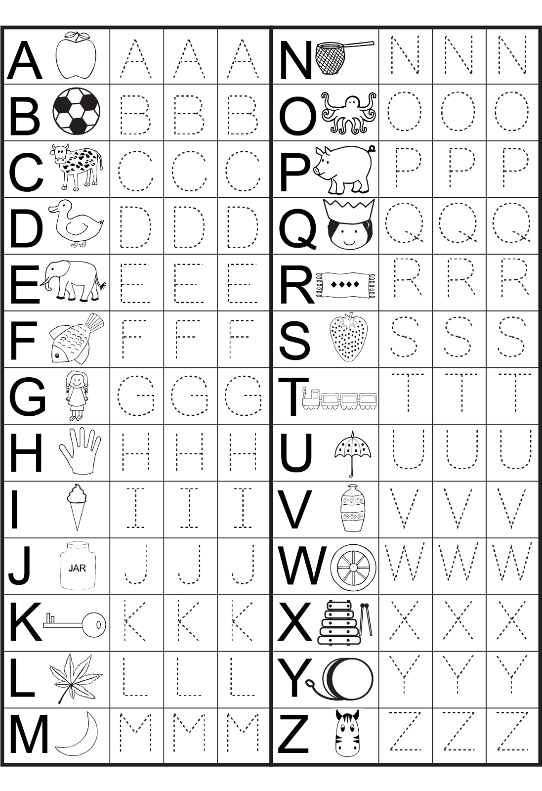 20 Kindergarten Worksheets Color By Letter Pdf