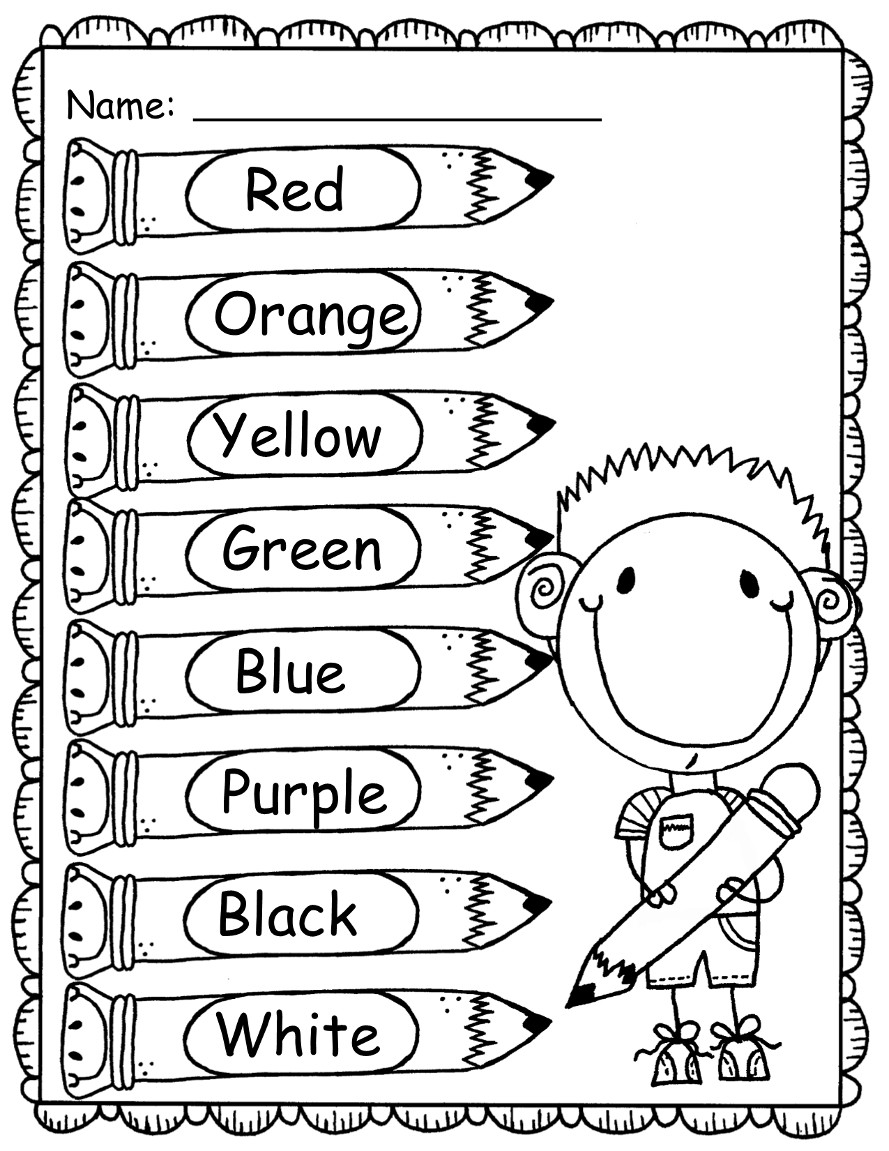 20 Kindergarten Worksheets Color By Letter Pdf