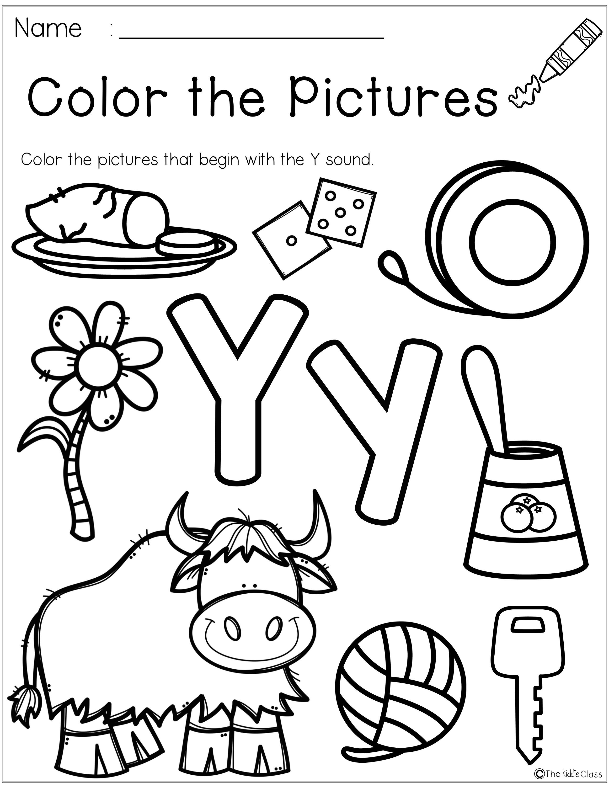 20 Letter Y Worksheets Kindergarten Free