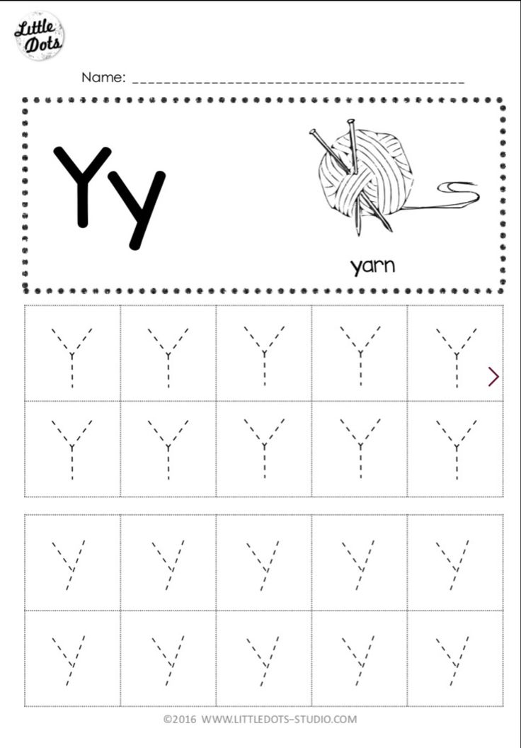 20 Letter Y Worksheets Kindergarten Free