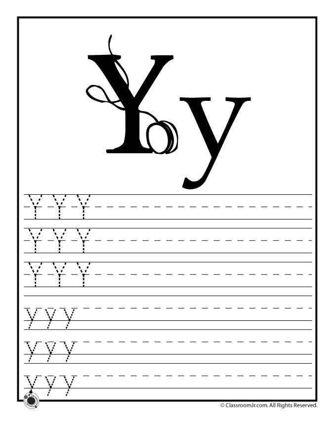 20 Letter Y Worksheets Kindergarten Free