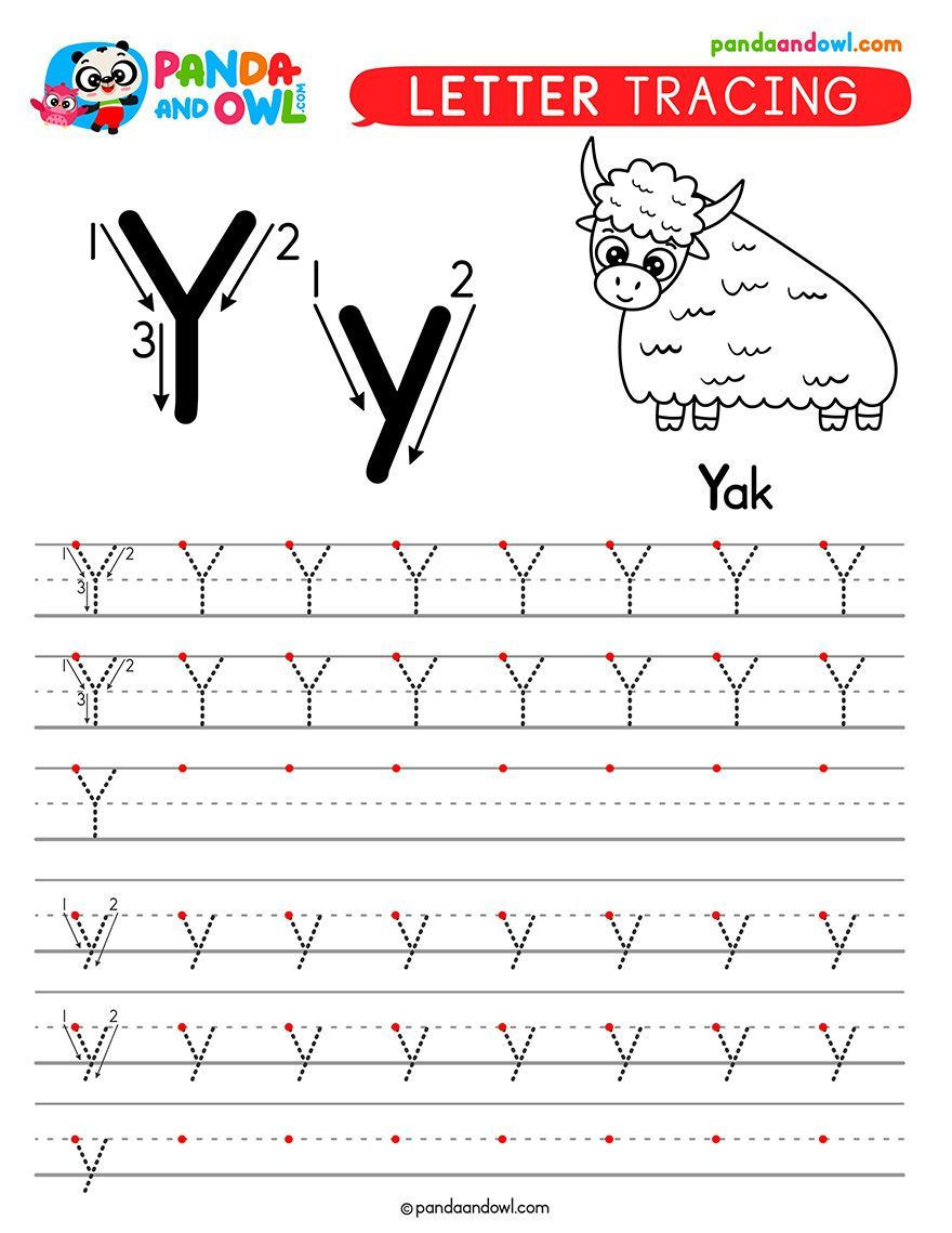 20 Letter Y Worksheets Kindergarten Pdf