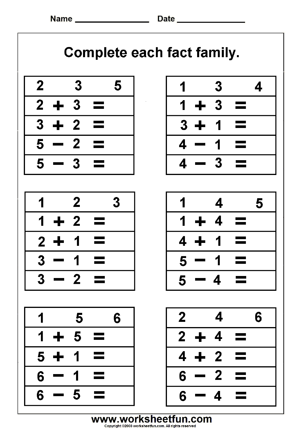 20 Math Grade 1 Worksheets Free Printable Kindergarten Free