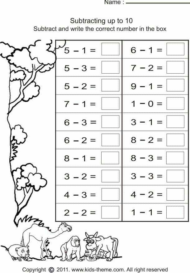 20 Math Grade 1 Worksheets Free Printable Kindergarten Free