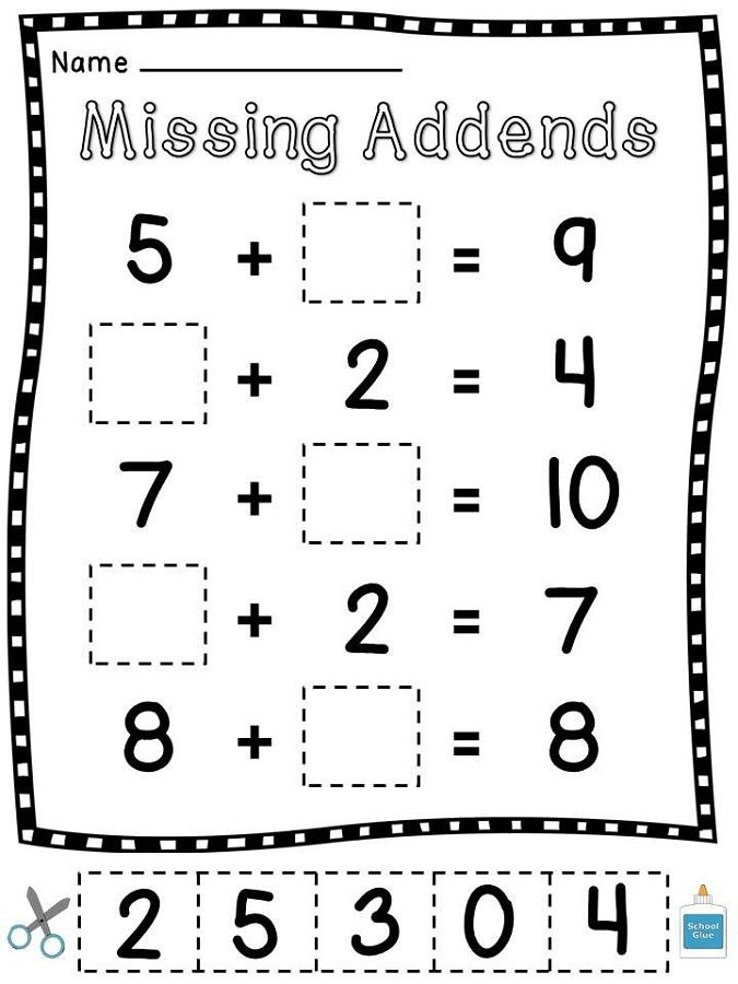 20 Math Grade 1 Worksheets Free Printable Kindergarten Pdf