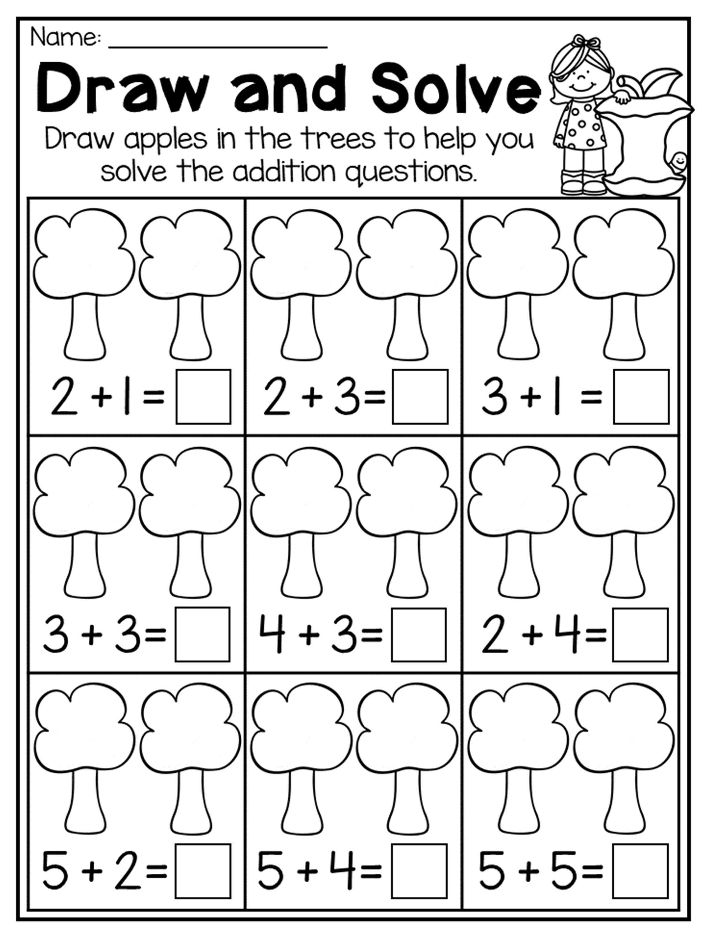 20 Math Grade 1 Worksheets Free Printable Kindergarten Pdf