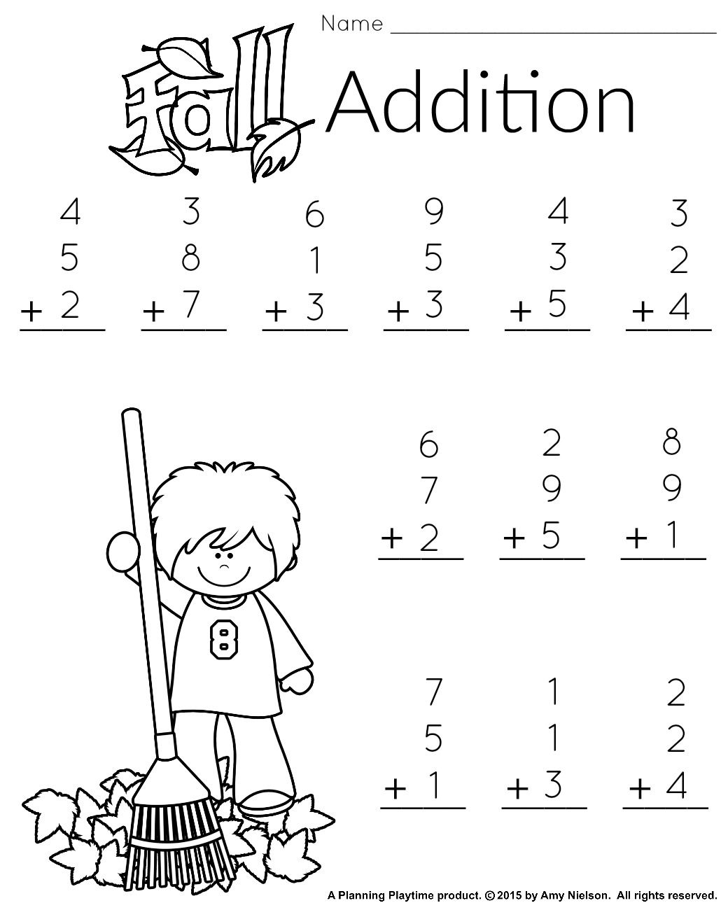 20 Math Worksheets For 1St Grade Free