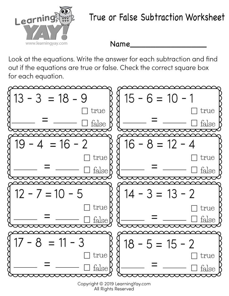 20 Math Worksheets For 1St Grade Free