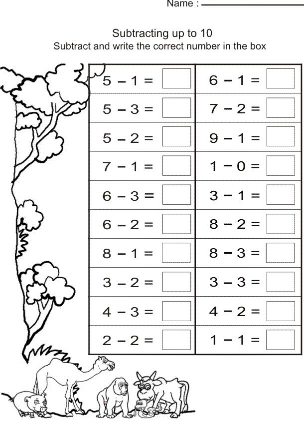 20 Math Worksheets For 1St Grade Pdf