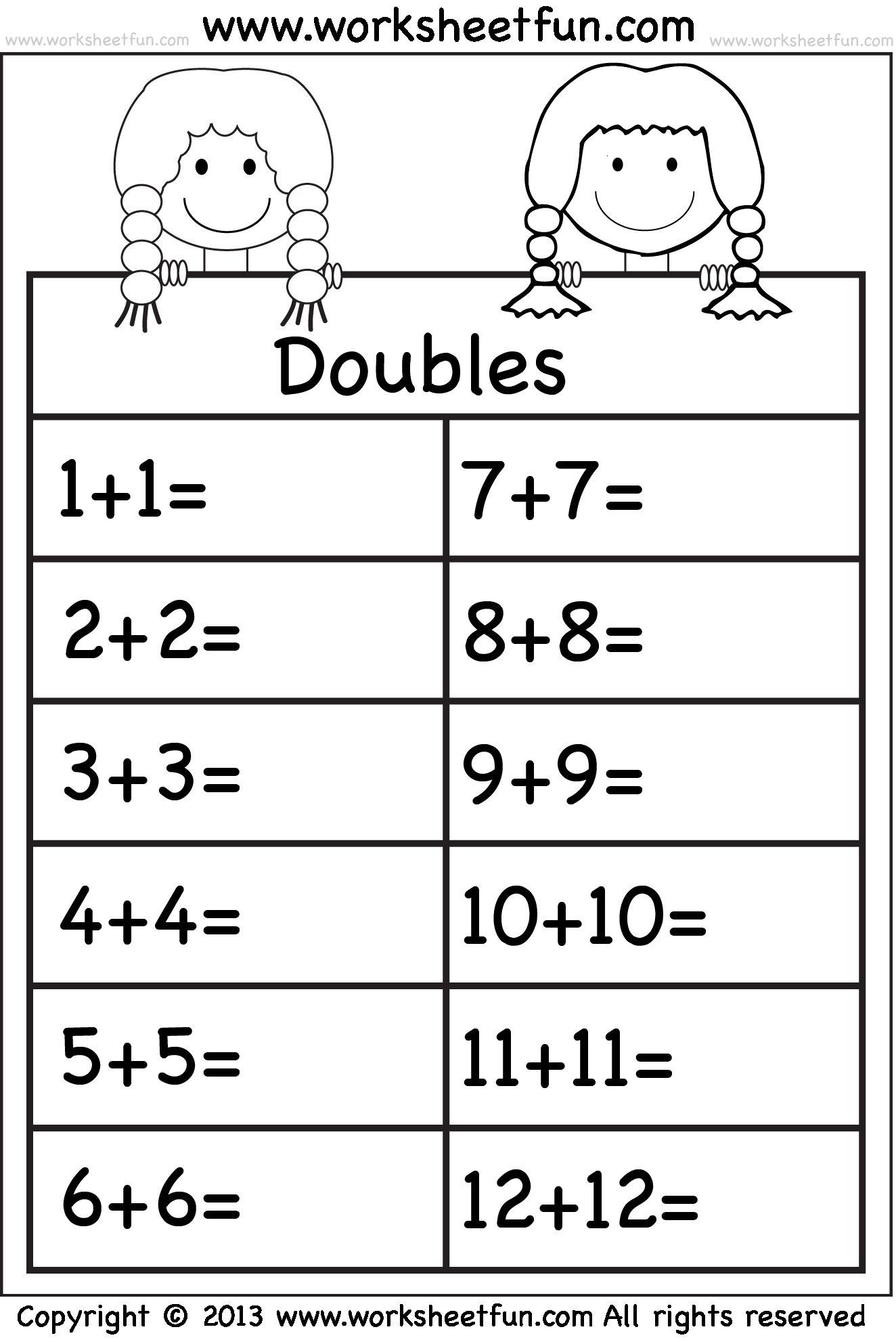 20 Math Worksheets For Kindergarten Multiplication Free