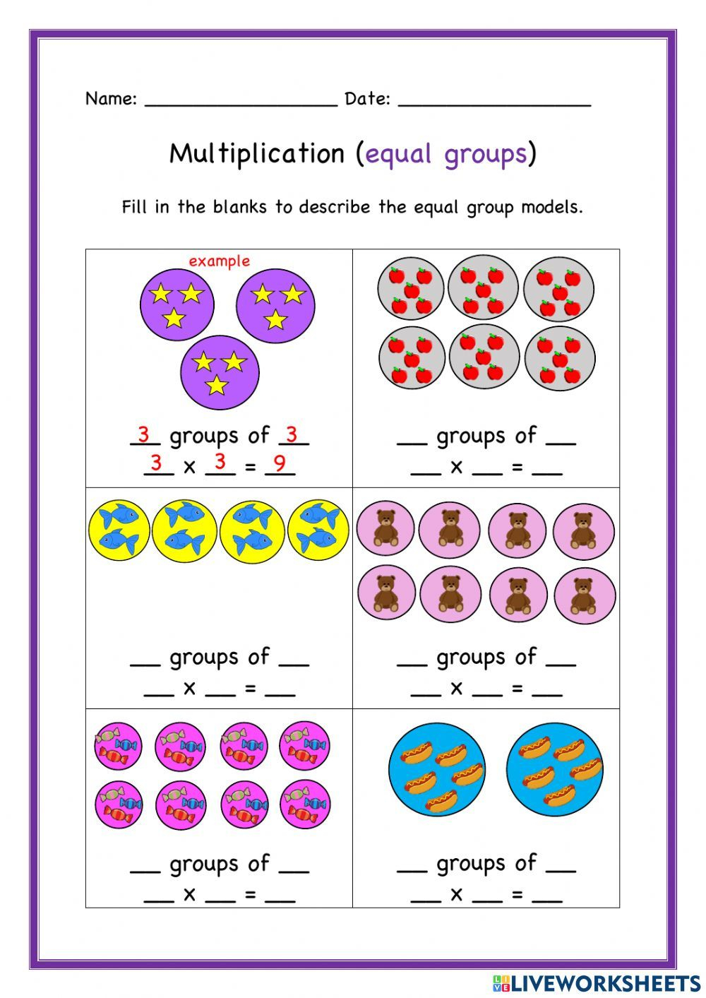 20 Math Worksheets For Kindergarten Multiplication Free