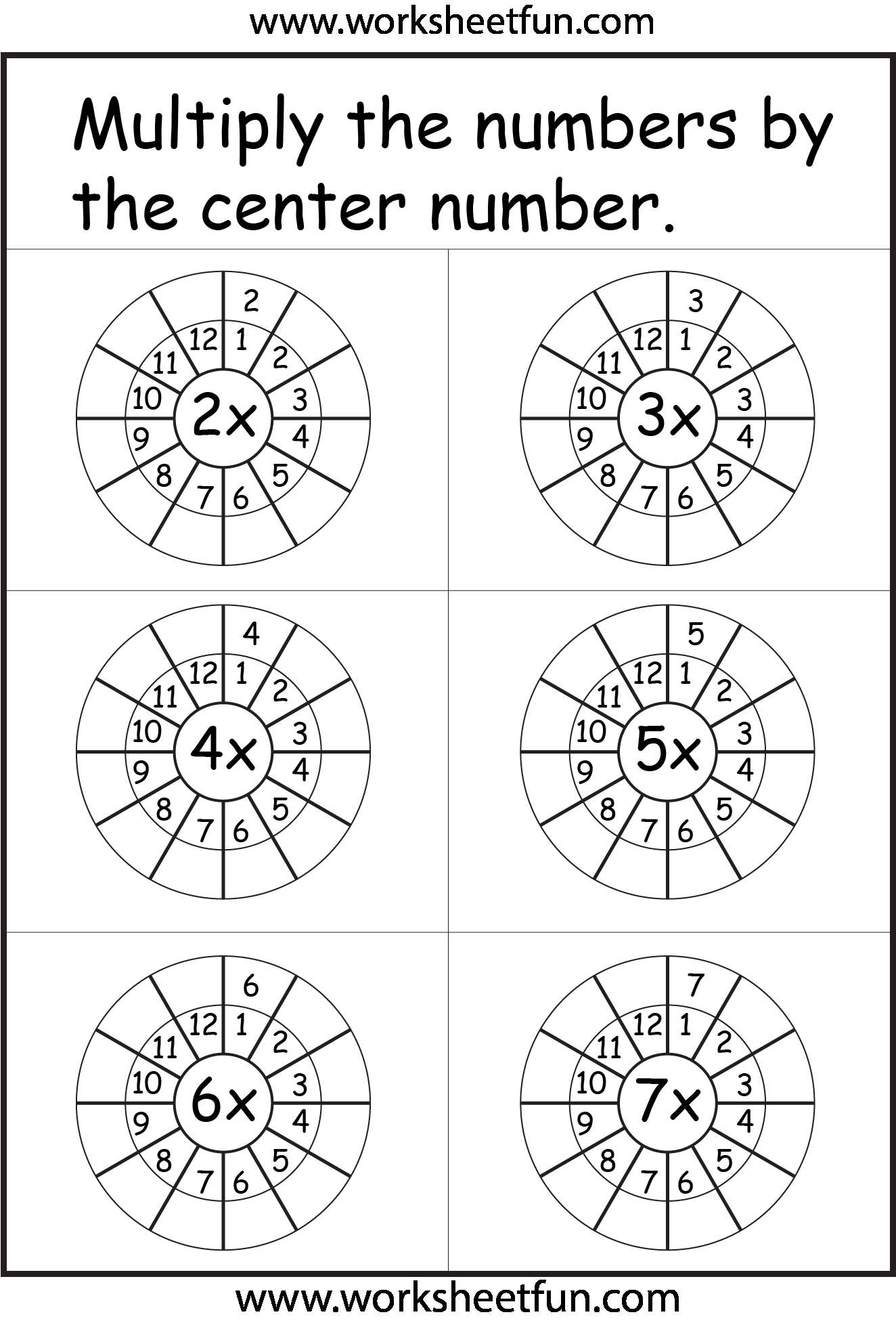 20 Multiplication Table Worksheets For Grade 1 Free