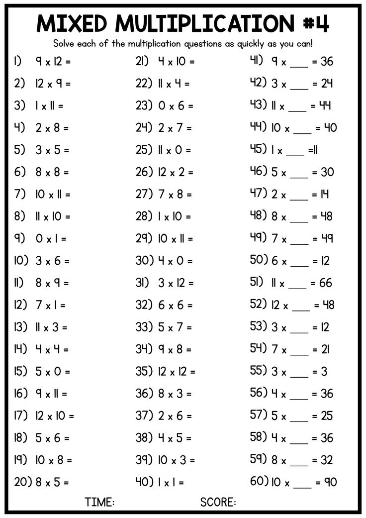 20 Multiplication Table Worksheets For Grade 1 Pdf