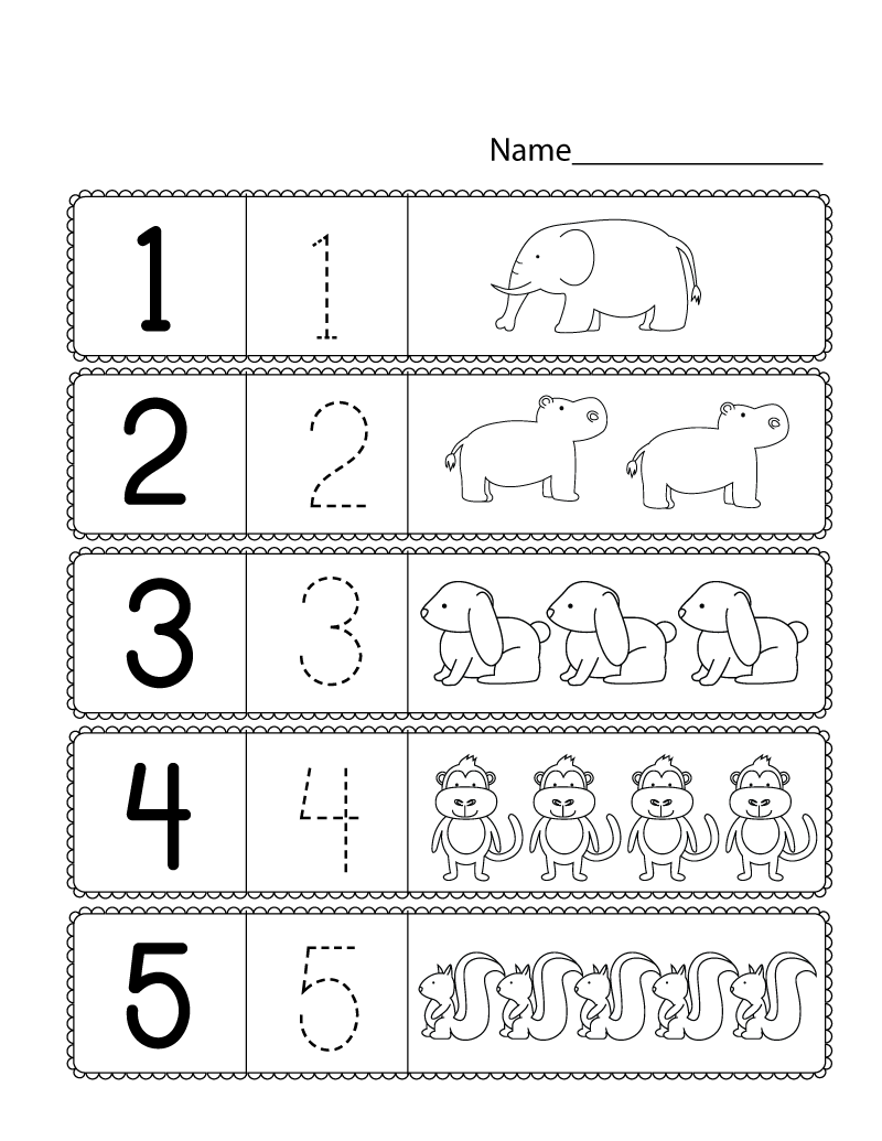 20 Nursery Grade Math Worksheets Free