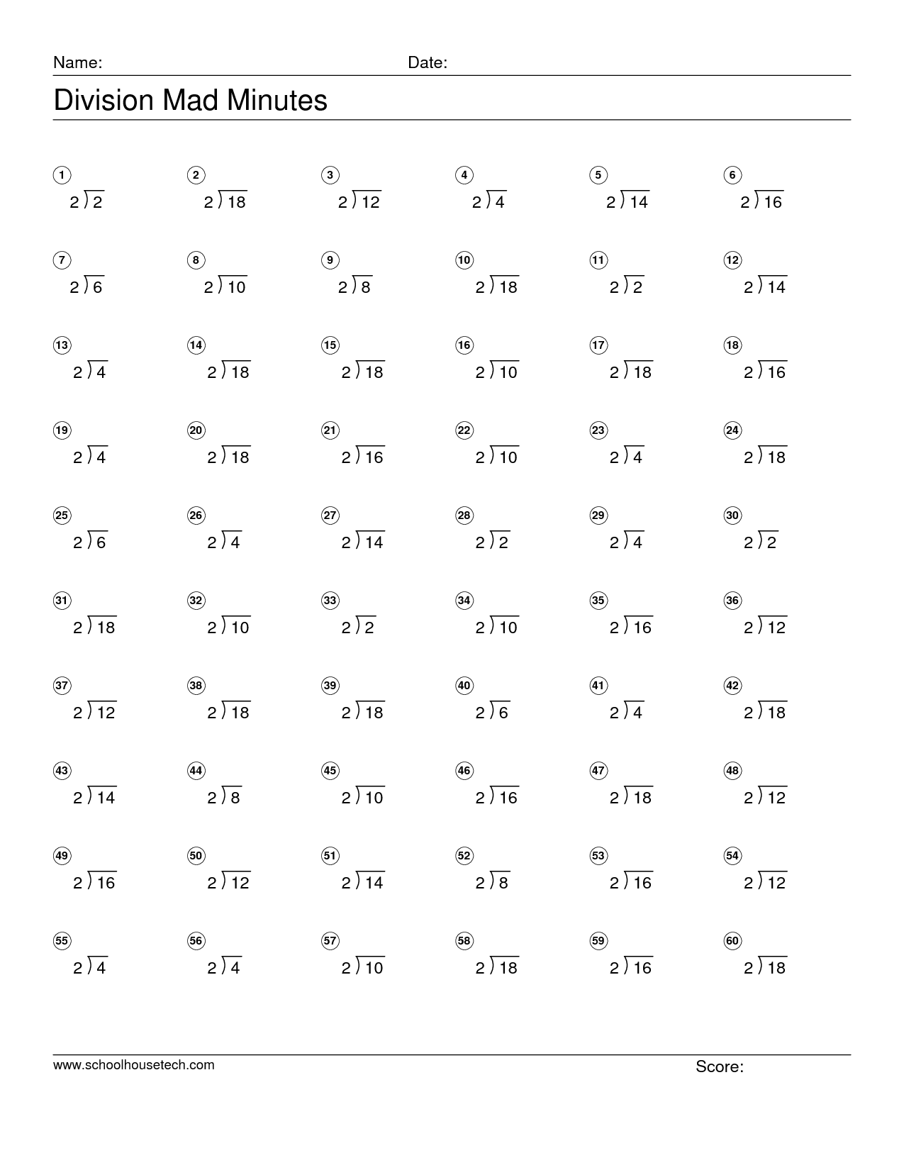 20 Printable Multiplication Worksheets 4Th Grade Pdf