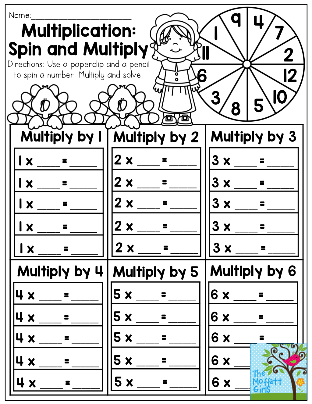 20 Printable Multiplication Worksheets 4Th Grade Pdf