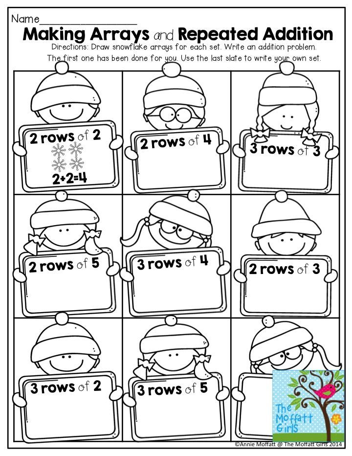 20 Repeated Addition Worksheets Grade 2 Free