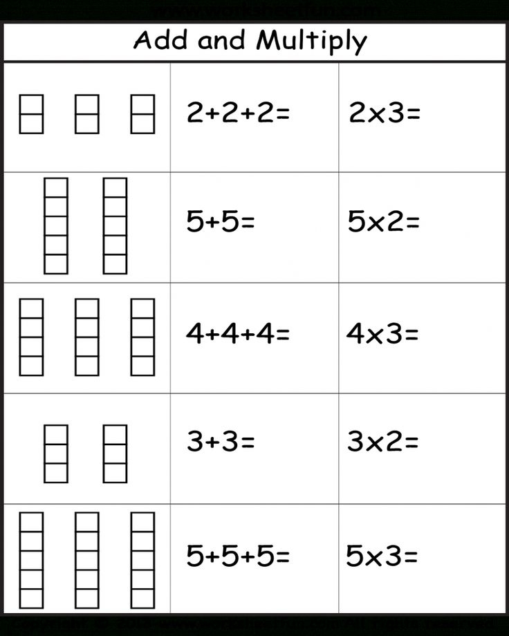 20 Repeated Addition Worksheets Grade 2 Pdf