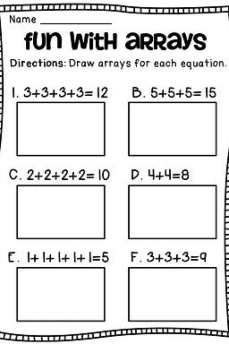 20 Repeated Addition Worksheets Grade 2 Pdf