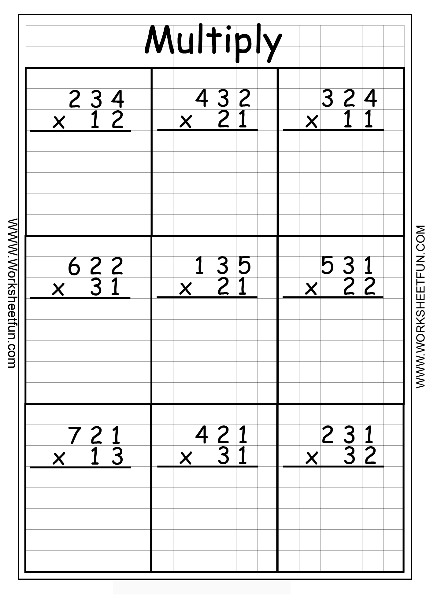 20 Rocket Math Multiplication Worksheets Free