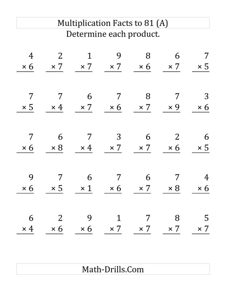 20 Rocket Math Multiplication Worksheets Free