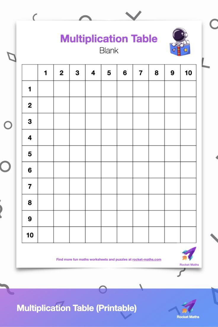 20 Rocket Math Multiplication Worksheets Free