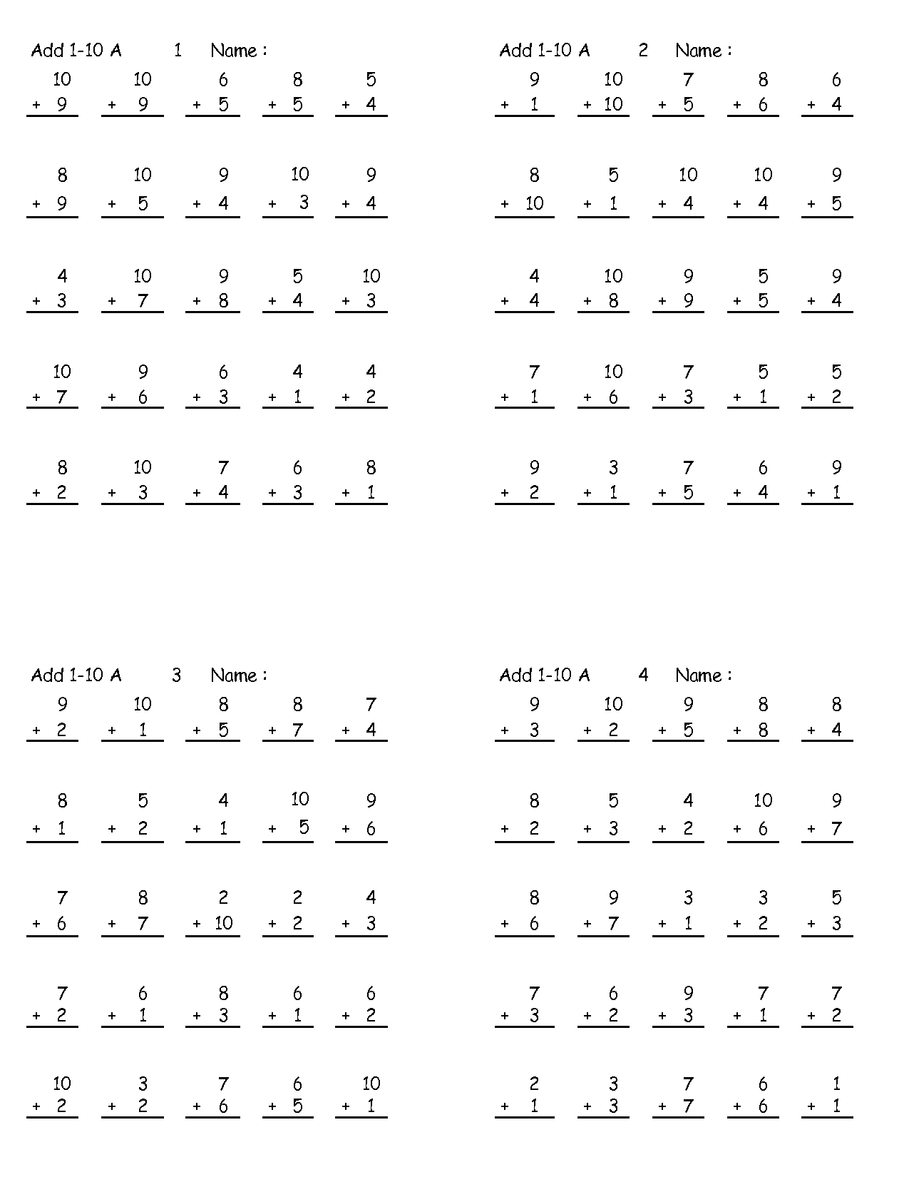 20 Rocket Math Multiplication Worksheets Pdf