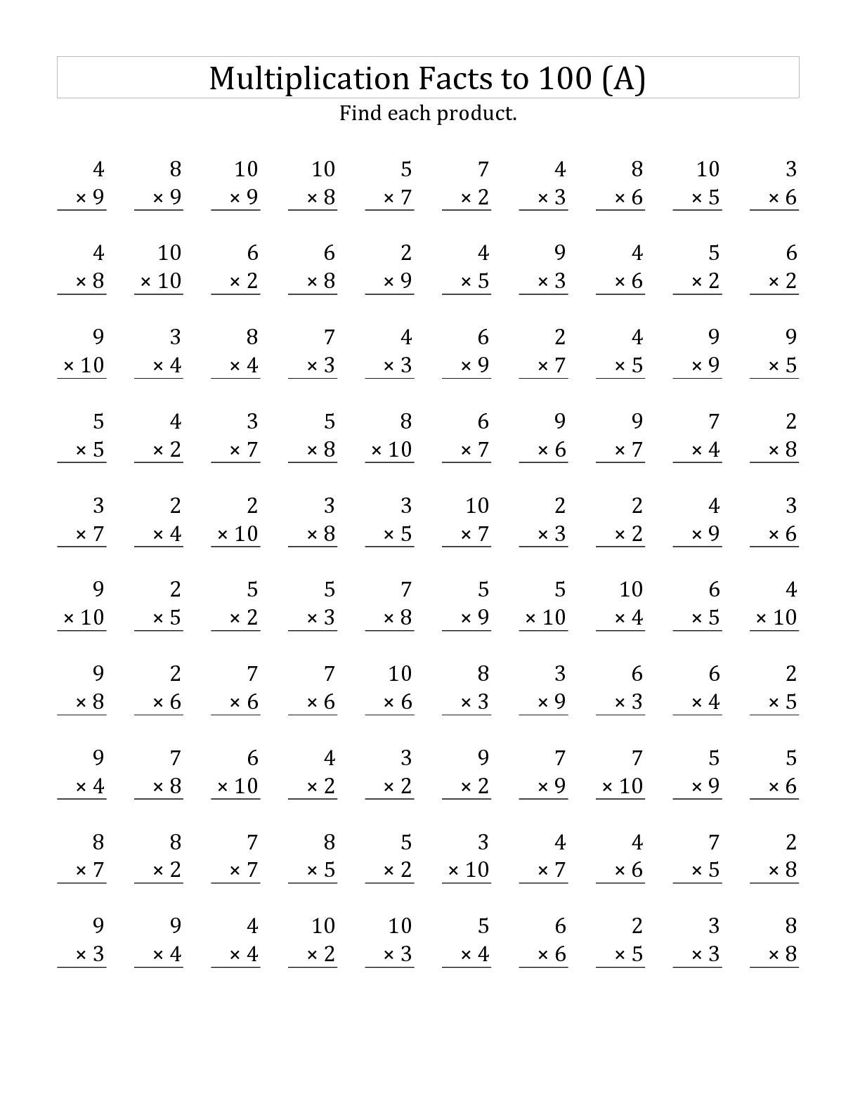 20 Rocket Math Multiplication Worksheets Pdf