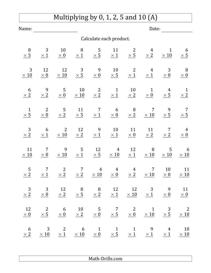 20 Rocket Math Multiplication Worksheets Pdf