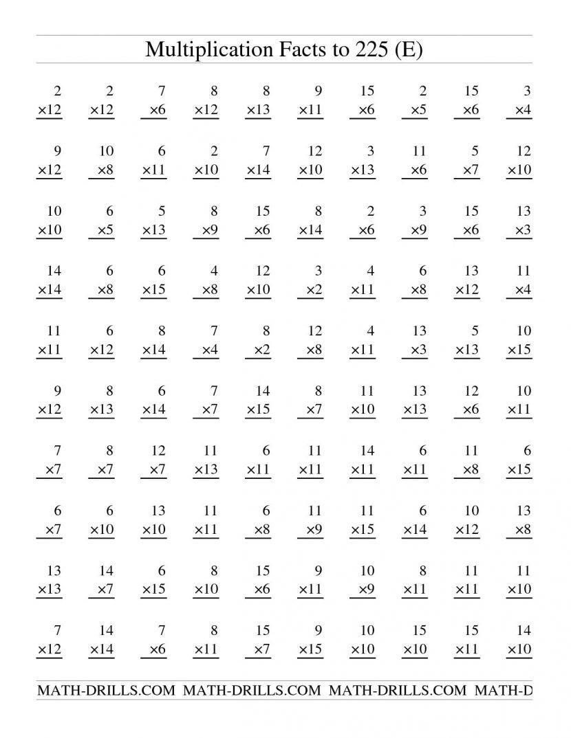 20 Rocket Math Multiplication Worksheets Pdf