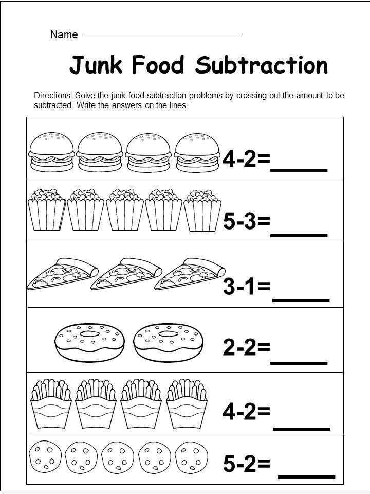 20 Subtraction Worksheets For Kindergarten 2 Free