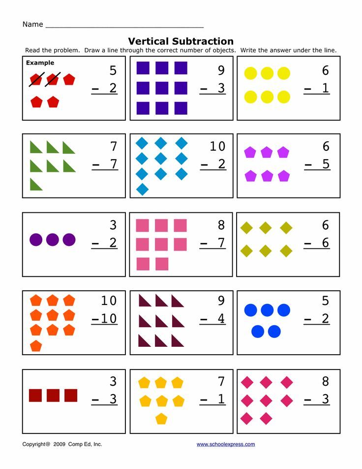 20 Subtraction Worksheets For Kindergarten 2 Pdf