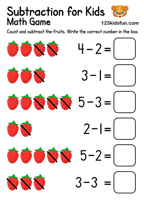 20 Subtraction Worksheets For Kindergarten 2 Pdf