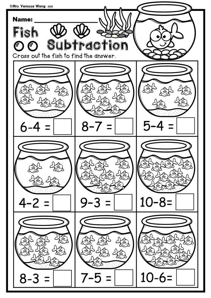 20 Subtraction Worksheets For Kindergarten 2 Pdf