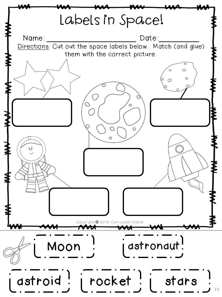 20 Worksheets For Kindergarten Day And Night Free