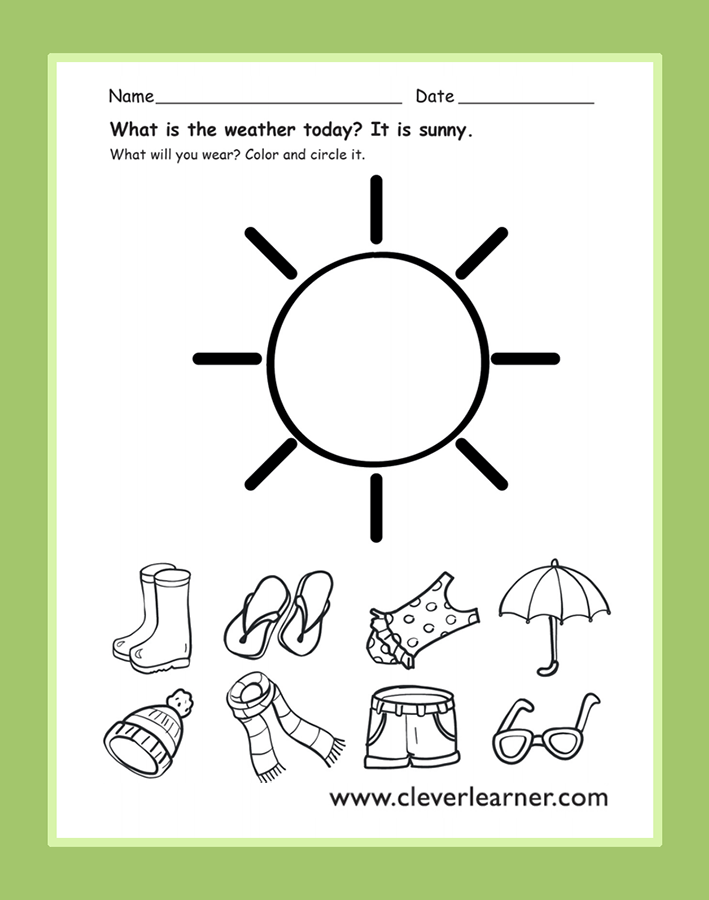 20 Worksheets For Kindergarten Day And Night Pdf