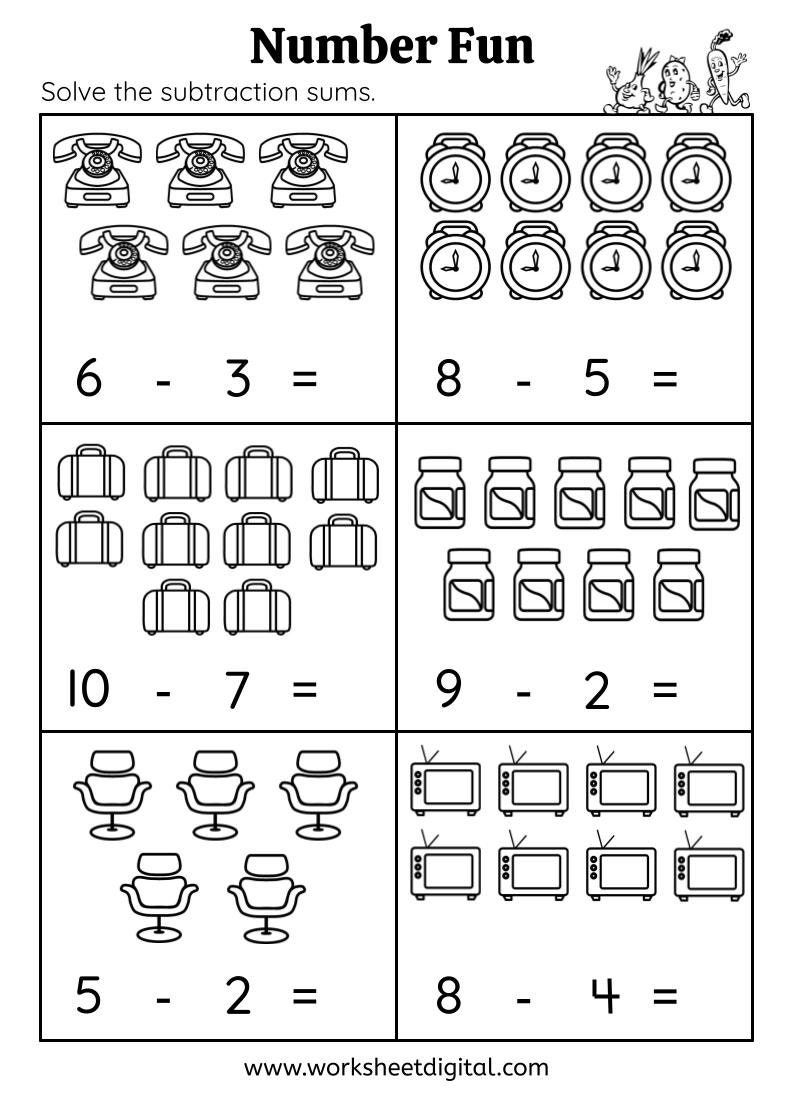 20 Worksheets For Kindergarten Number 9 Free