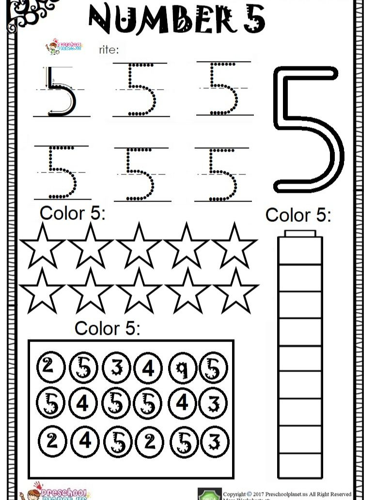 20 Worksheets For Kindergarten Number 9 Free