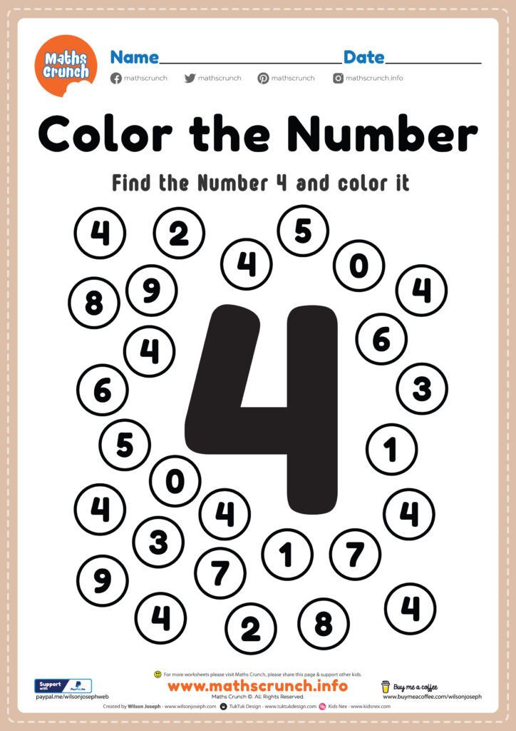 20 Worksheets For Kindergarten Number 9 Free