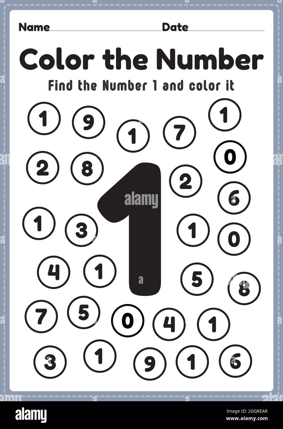 20 Worksheets For Kindergarten Number 9 Pdf